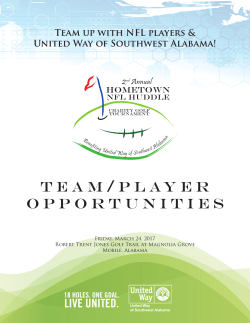 Team/Player OPPORTUNITIES