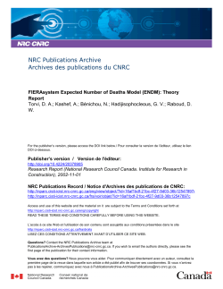 FIERAsystem Expected Number of Deaths Model (ENDM)