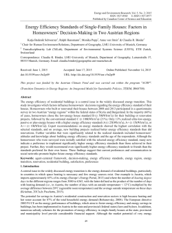 Energy Efficiency Standards of Single