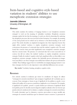 Item-based and cognitive-style-based variation in students