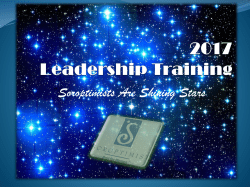 Club Leadership Powerpoint Presentation