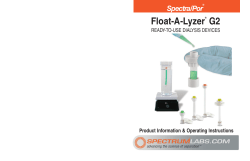Spectra/Por® Float-A-Lyzer G2 Ready-to-Use