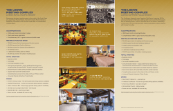 The Loews Meeting Complex Fact Sheet - Orlando
