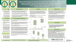 Alabama Brief Cognitive Screener