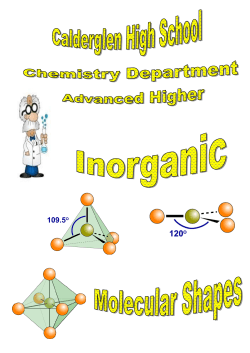 Molecular Shapes