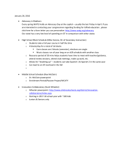 January 20, 2016 &bull; Advocacy in Madison: Every spring WATG holds
