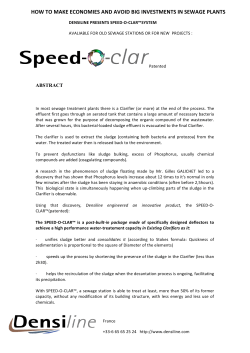 how to make economies and avoid big investments in sewage plants