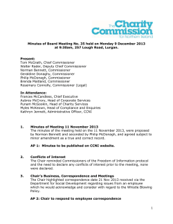 CCNI Board Meeting