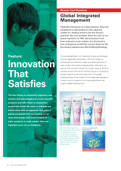 Innovation That Satisfies