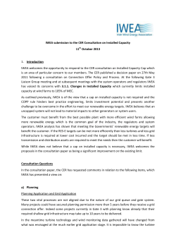 IWEA Submission (CER14047e) - Commission for Energy Regulation