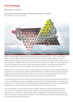 article in Economist on &ldquo;Equity Recourse Notes&rdquo;