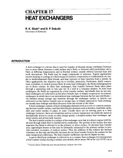 HEAT EXCHANGERS