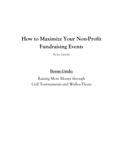 How to Maximize Your Non-Profit Fundraising Events