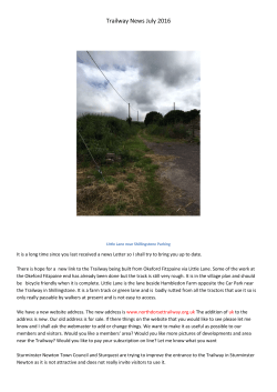 Trailway News July 2016
