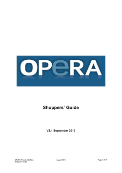 Shoppers Guide - University of Warwick