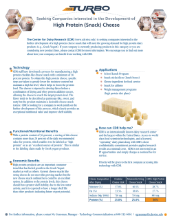 High Protein (Snack) Cheese