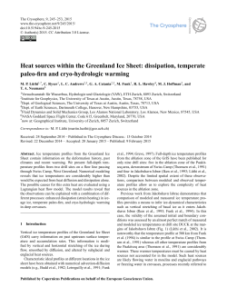 Heat sources within the Greenland Ice Sheet: dissipation, temperate