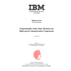 Programmable Finite State Machines for High