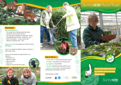 Food and plants grown by adults with learning disabilities