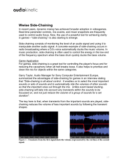 Side-Chaining - Tutorial article