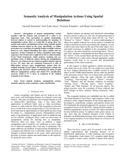 Semantic Analysis of Manipulation Actions Using Spatial Relations