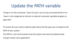 updateJavaPath