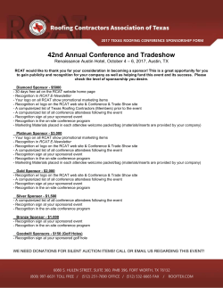 42nd Annual Conference and Tradeshow