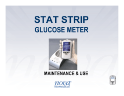 STAT STRIP GLUCOSE METER