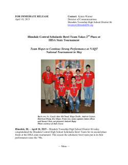 Hinsdale Central Scholastic Bowl Team Takes 2 Place at IHSA State