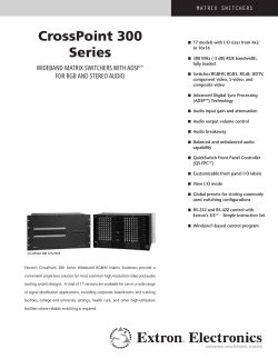 CrossPoint 300 Series