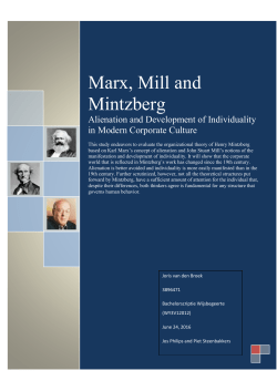 Marx, Mill and Mintzberg
