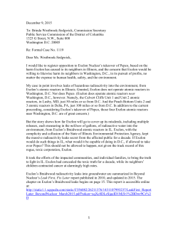 The Sauers lived in Morris, IL, location of three atomic reactors at