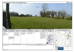 Proposed Wind Turbine at Springfield Farm Figure 7.8