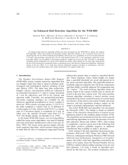 Witt et al. (1998) - Cooperative Institute for Meteorological Satellite