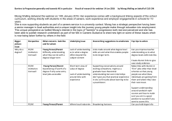Morag Walling`s research and further resource to support