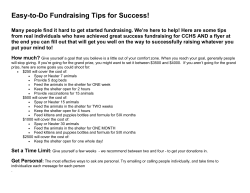 FundraisingTips.doc - Champaign County Humane Society