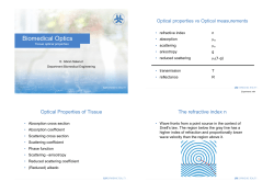 Optical properties absorption