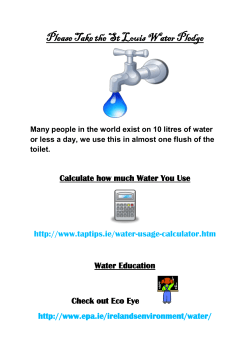Average Water Use - St Louis High School
