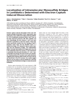 Localization of Intramolecular Monosulfide Bridges in Lantibiotics