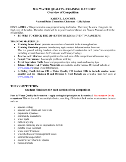 General - Science Olympiad