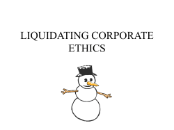 liquidating corporate ethics - Corruption Prevention Network