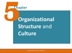 Chapter One Managers and Management