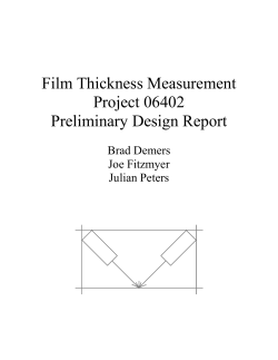 Film Thickness Measurement