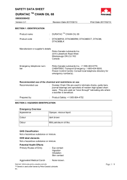duratac chain oil 68 - Petro