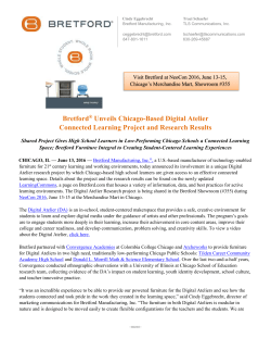 Bretford Unveils Chicago-Based Digital Atelier Connected Learning