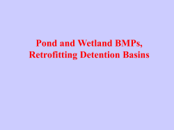 Pond and Wetland BMPs, Retrofitting Detention Basins