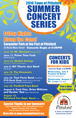 Friday nights Along the Canal