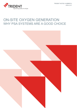 on-site oxygen generation