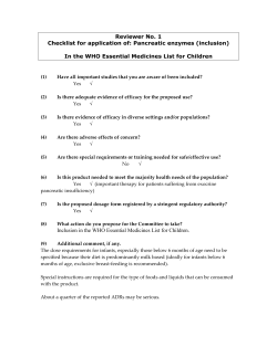 Pancreatic enzymes (inclusion)