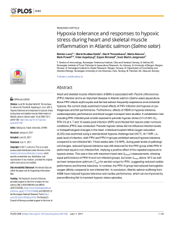 Hypoxia tolerance and responses to hypoxic stress during
